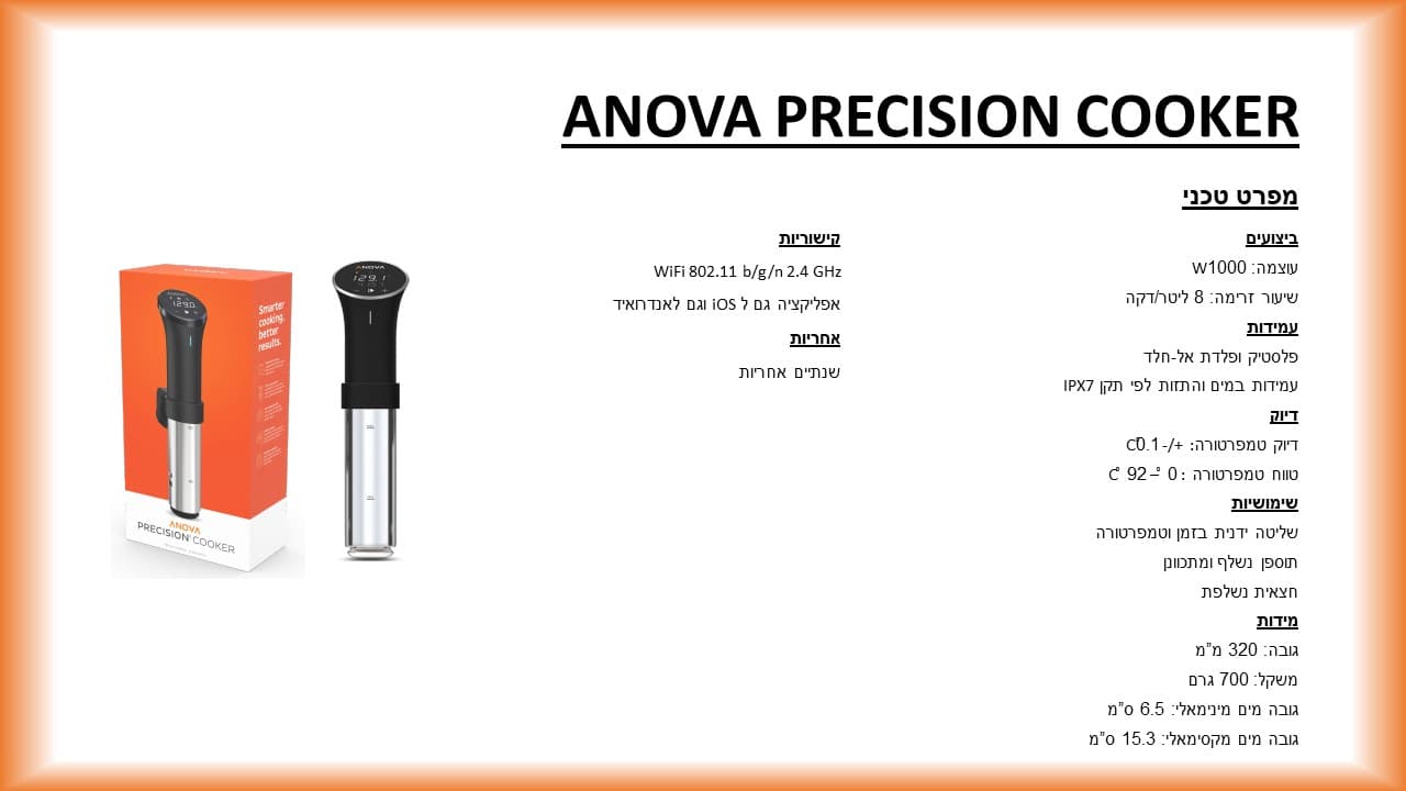 ANOVA מבצע בלעדי לחברי סודות המעשנה והסו-ויד